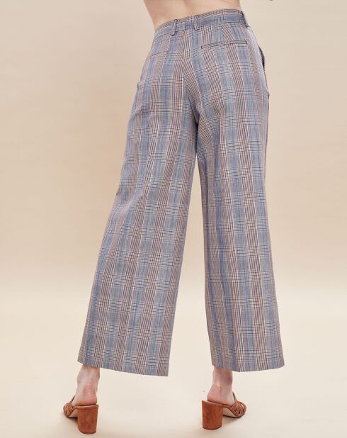 Pantalon Palaos imprimé gris/bleu